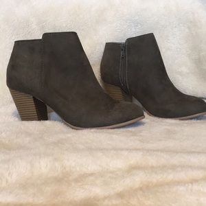Olive Green Ankle Boots